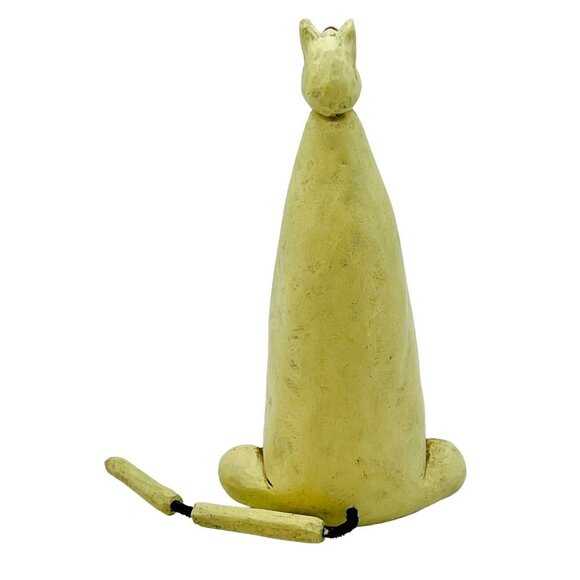 Williraye Studio Folk Art I Love My Cat Figurine 2000 WW2751 6.5 inch White READ - Picture 5 of 9
